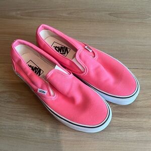 Pink vans sneakers